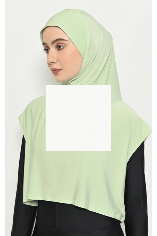 Alesha Hijab Outer Mint